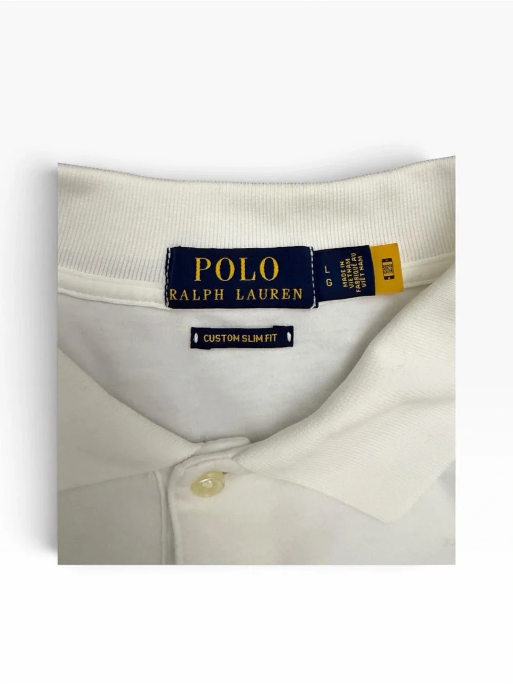Polo by Ralph Lauren Classic White Custom Slim Fit Polo